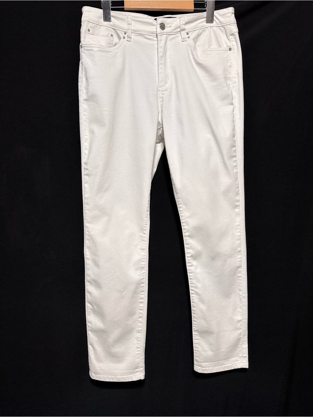 Joseph Ribkoff Slim Straight White Jeans